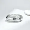 Metall-Sensorelement-Ringarmband mit Öffnungsdesign, vielseitiges und personalisiertes Armband, modisches Hammermuster-Design, Retro-Armband