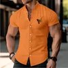 Camisas casuais masculinas camisa roupas étnicas manga curta padrão borboleta vintage preto cinza macio confortável plus size