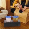 Cups Saucers 4 Pcs Cup Holder Drink For Delivery Coffee Holders Sofa Beverage Takeout Accessories Cold Drinks Carrier Tray Couch