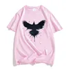 Magliette da uomo Cartoon Bird Pattern Stampa 2d Estate Uomo/Donna O-Collo T-shirt Casual Cotone Manica corta Pullover Moda Abbigliamento unisex