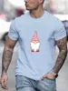 Мужские футболки с забавным рисунком лося, подарок на год, Рождественская одежда, простота, мода в стиле Харадзюку, с круглым вырезом, большие размеры, с коротким рукавом