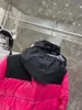 여자 다운 M의 짧은 두꺼운 광택 스키 재킷