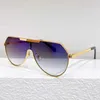 24SS Danies Designer Pilot Sunglasses Gold Metal Fine Frame Uv400 Lens Bridge z logo Najlepsza jakość Kobiety Okulary przeciwsłoneczne Aviator Podróż w Wakacje Kieliszki Z2089W