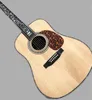 Guitarra sólida Spruce top custom, escala e ponte de ébano, alta qualidade, violão D45, 39