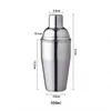 Bar Tools 1530ml 2550ml Silver Black Rose Gold Double Jigger 4 Colour Measure Cup Cocktail Drink Wine Shaker Stainless Accessories 231216