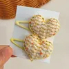 Haarschmuck 2PCS Schöne Prinzessin Vielseitig Wolle Herzform Mädchen Haarnadeln Kinder Kopfbedeckungen Haarklammern Haarspangen