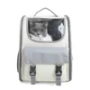Cat Carriers Quality Carrier ryggsäck med ventilationsutrymme bärbara transparenta husdjurspåsar för husdjur