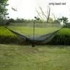 Camp Furniture Camping Hammock Net Bug Mosquito Zipper Outdoor Dubbel 360 graders skydd Lätt användning Separera lätt vandring med dubbla