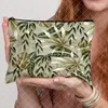 Cosmetic Bags Women Makeup Pouch Slender Leaf Print Travel Bag Lipstick Brush Pocket Children's Pencil Box Large Capacity Cleaning