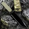 Couteau d'auto-défense couteau de survie en plein air tranchant haute dureté tactique de survie sur le terrain porter une lame de couteau droite Produits exquis et de haute qualité, style unisexe