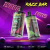 European Warehouse Original Laddningsbart Vape Razz Bar 15000 Puffs Disponible Vape Pen Electronic Cigarettes Kit 650mAh Battery 15k Puffs Förfylld hög kvalitet