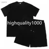 2024 New Mens T-shirt Fashion Towel T-shirt Set Designer T-shirt Mens Bottom T-shirt Big Brand Quality T-shirt55