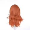 Cosplay Wigs Anime Chainsaw Angel Demon Cos Wig Layered Reversed Twist Special Orange Brown