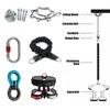 Bungee Dance Latające zawieszenie Lina lotnicza przeciwgrawityzm jogi oporność na oporność Zestaw Zestaw Trening Fitness Home Gym Equipment 231216