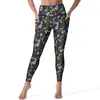 Leggings para mujer Rad Rábanos Dibujos animados Vegetal Correr Pantalones de yoga Cintura alta Leggins divertidos Diseño de secado rápido Medias deportivas Idea de regalo