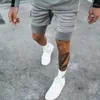 Calças masculinas esportes dupla camada shorts para treinamento férias duas peças de basquete correndo fitness sweatpants homens