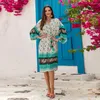 Women's Swimwear Beach Cape Summer Swimsuit Robe Bath Exits Swim Cover Up For Women And Sexy Costumes Tunic Skirt Rayon Cotton Printed
