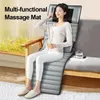 Back Massager Electric Massage Mat Health Care Relax Full Body Cushion Neck Midje Ben Smärtlindring vibrerande stol uppvärmning 231216