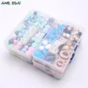 MHS SUN SILICONE HEADS مجموعة Baby Beads Beads Food Grade Teether Accesories DIY AMY مجوهرات السلسلة T200730225S