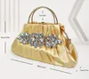 Factory wholesale womens shoulder bags 8 colors vintage satin chain bag ladies party pleated dinner handbag elegant atmosphere solid color women handbags 315241#