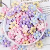 30 st 18mm mix ljus färger hartskomponenter fem-betoning blommor flatback cabochon utsmyckning tillbehör diy hantverk scrapbooking224f