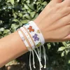 Stron Flanaurplanet Perles multicolores Bracelets pour filles