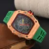 Men's Fashion watch High Quality Watch Rubber strap Sports Watch Date Display Waterproof casual All-in-one watches 147