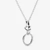 Collier avec pendentif en forme de cœur noué en argent sterling 100%, nouveauté 925, fabrication de bijoux à la mode pour femmes, cadeaux 286K