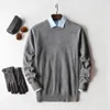 Mens Sweaters Men Cashmere Sweater Autumn Winter Soft Warm Jersey Jumper Robe Hombre Pull Homme Hiver Pullover VNeck ONeck Knitted 231216