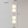 Moderne Glas Ball Anhänger Licht Nordic LED Nacht Hängen Lampe Für Schlafzimmer Wohnzimmer Küche Einfache Milchig Weiß Glas Licht