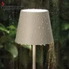 Nowością Lampa LED Lampa stołowa Dimmabilna lampa USB IP54 Wodoodporne przenośne lampy stołowe bezprzewodowe dekoracje do pomieszczenia nocnego światło do stolika do kawy 231216