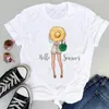 Women's T Shirts Women Beach Watermelon Holiday Fruit Cartoon Short Sleeve Sweet Summer Fashion Print Lovely Clothes Tops Tees Tshirt