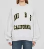 23SS Abanines New Frante Women Designer Sweatshirt Fashion Classic Hot Letter Hand Therbroidery Cotton Pullover Crew Neck Discale Propeletile Hoodie Trend Trend