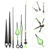 Clocks Accessories 10 Sets Clock Parts Hands Bulk Wall DIY Kit For Replacement Large Component