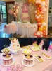 Table Skirt Quality 75X300cm Double Layers Table Skirts Tulle Table Cloth Tutu Wedding Decoration Kids Birthday Party Baby Shower Home Decor 231216