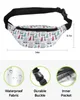 Sacos de cintura oceano vela farol âncora para mulheres homem viagem ombro crossbody peito impermeável fanny pack