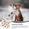 Hundebekleidung Winter Haustier Kleidung Mantel Decke Welpe Warme winddichte Jacke Bärenmuster Umhang Weihnachtskostüm für kleine Hunde Katzen