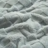 Bedding sets Gray Warmth Duvet Cover Dual Use Blanket Taff Velvet Warm Winter Soft Milk Double sided Fleece Quilt Plush for Bed 231216