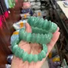 Strand Green-Aventurine Bridge Modeling 12 25mm String Jewelry Мужские и женские подарки Очаровательный модный энергетический браслет оптом!