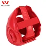 Cascos de esquí Wesing Casco de boxeo de microfibra Protección completa Protector de cabeza de kickboxing Protector de cabeza de artes marciales Engranajes de cabeza protectores 231216