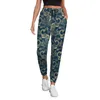 Pantalones de mujer con estampado de pavo real dorado, pantalones de chándal Retro con estampado Animal Harajuku, pantalones de gran tamaño con estampado de primavera para mujer, regalo