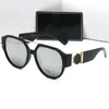 Okulary przeciwsłoneczne dla mężczyzn i kobiet w stylu letni 4317 anty-ultrafiolet retro płyta owalna pełna ramka luksusowa marka moda okulary okulary UV Losowe pudełko