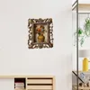 Molduras Moldura de estilo europeu Resina Po para decoração de cabeceira de sala de estar