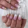 Faux ongles en feuille d'or, paillettes durables, réutilisables, pas faciles à déformer pour la décoration à la main, Nail Art