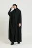 Ethnic Clothing Custom Wholesale Dubai Turkey Large Hem Solid Color Muslim Robe Islim Dress Middle East Standard Apparel Hijab Abaya
