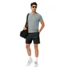 Lu Lu Lemons Outfit Shirts Yoga Hardlopen Compressie Sportlegging Fiess Gym Voetbal Man Jersey Sportkleding Sneldrogend Sport T-shirt JLPV wear op