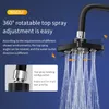 Bathroom Shower Heads High Pressure Mini Rainshower Magic Water Flow Rainfall Head Water saving Accessories Showerhead 231216