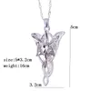 Pendant Necklaces 50pcs/Lot Charm Evening Star Necklace Crystal Chain Statement Wholesale