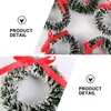 Dekorativa blommor 5 datorer Julkrans Bow Garland Dekorationer PO Prop Small Artificial Iron