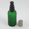 Garrafas de armazenamento atacado garrafa de spray de vidro de 50ml com bomba de loção corporal plástico de embalagem cosmética
